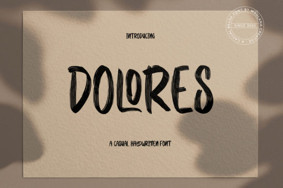Dolores: A Bold Choice for Editorial Design