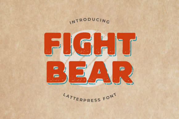 Fight Bear: A Bold Display Font for Editorial Design