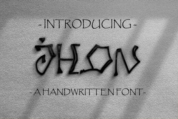 Jhon: A Versatile Display Font for Creative Branding