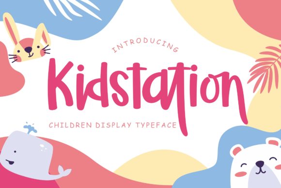 Kidstation: A Playful Display Font for Editorial Design