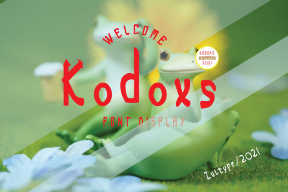 Kodoxs: A Fun Display Font for Creative Branding