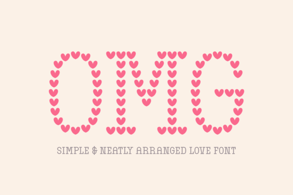 OMG: The Font That Speaks Love and Happiness