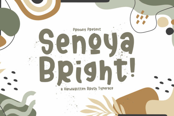Senoya Bright: A Playful Display Font for Campaign Creativity
