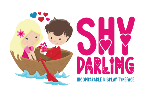 Shy Darling: A Display Font for Web Design and Brand Identity
