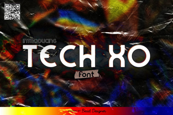 Tech XO: A Bold Typeface for Sci-Fi Visions