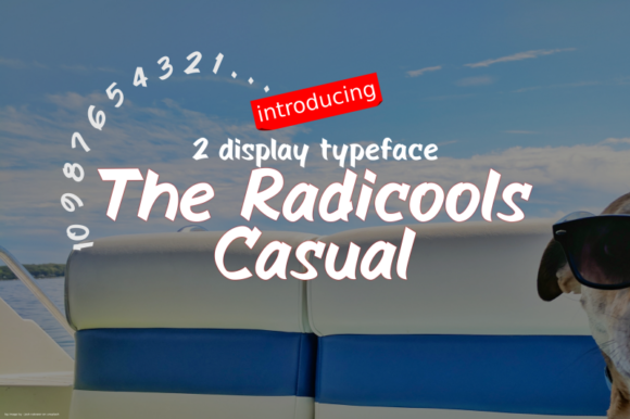 The Radicools Casual: A Font for Bold Digital Statements