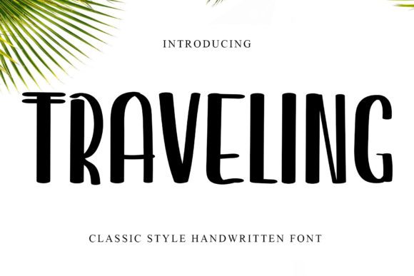 Traveling Font for Creative Makers