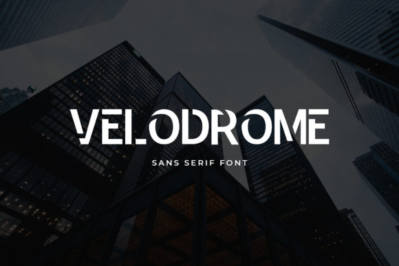 Velodrome: A Modern Display Font for Creative Branding
